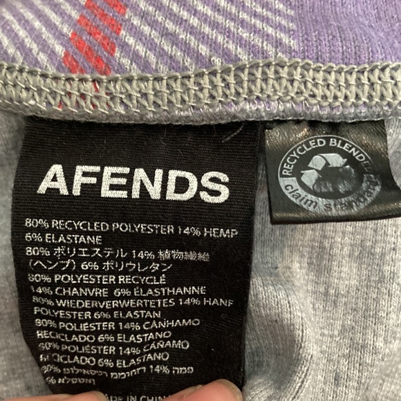 Afends THC hemp blend recycled bike shorts size L - Picture 4 of 4